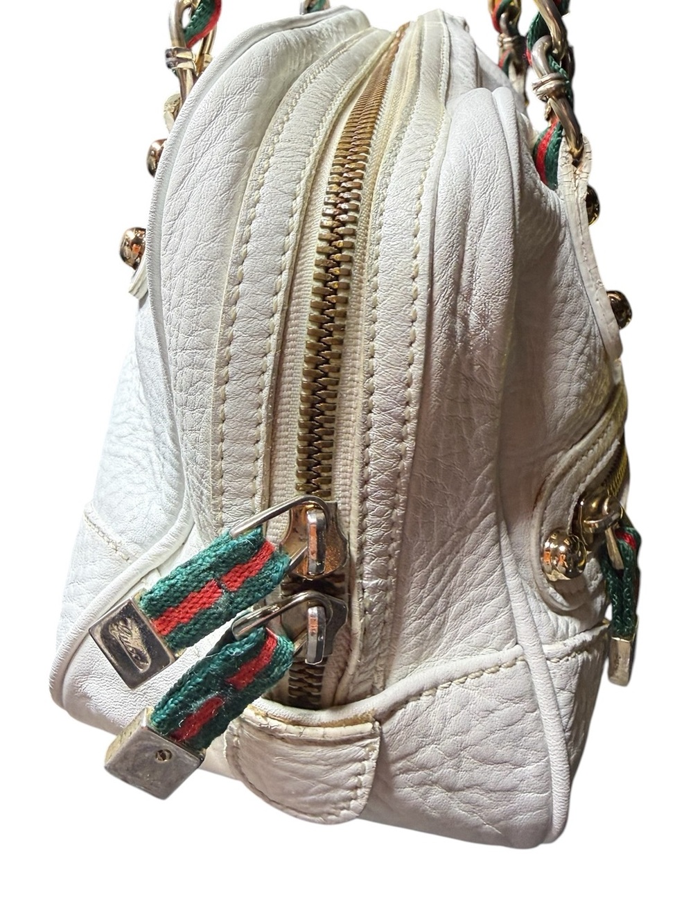 Gucci, Vintage All Leather Shoulder Bag, - Picture 4 of 13